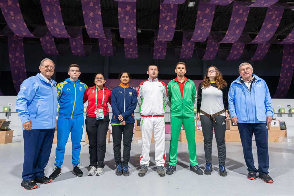 In the sixth and conclusive event of the shooting sport schedule, Kiril Kirov and Vanessa Seeger signed a resounding 10-points-to-3 victory against Manu Bhaker of India and Bezhan Fayzullaev of Tajikistan. The bronze medal went to Dmytro Honta of Ukraine and Andrea Victoria Ibarra Miranda of Mexico.