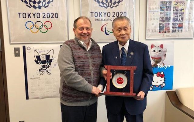 ISSF President Vlarimir Lisin meets the President and the Sports Director of the Tokyo 2020 Organizing Committee