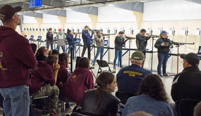 he air rifle event is free and open to the public for viewing.