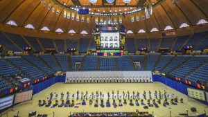 NCAA rifle programs to West Virginia University Coliseum