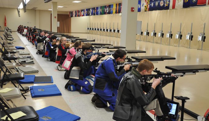 The three-position air rifle event is held at the CMP’s South Range in Anniston.