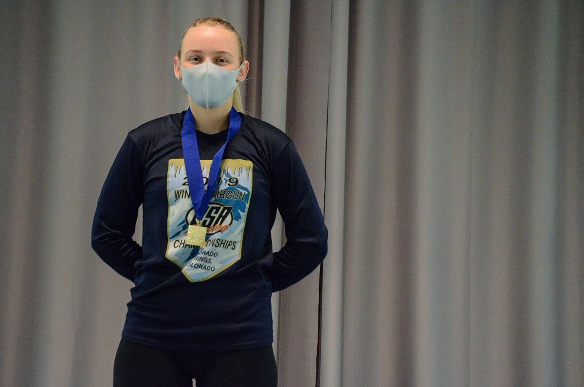 SP4 Alison Weisz was the overall competitor in the 60 Shot Air Rifle Match at the 2021 Camp Perry Open.