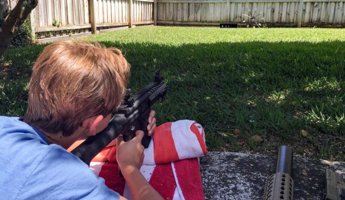 can i shoot air rifle in my backyard