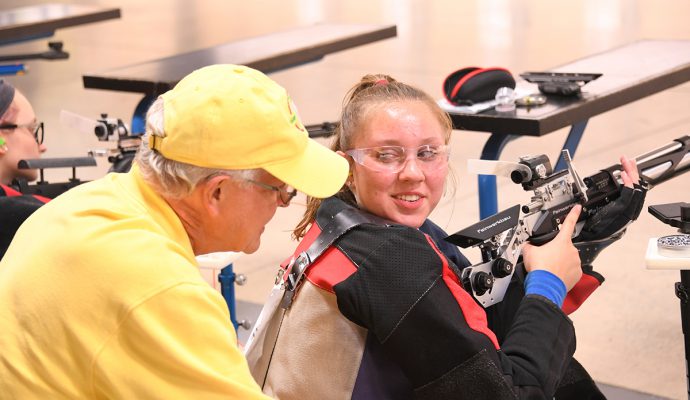 Juniors may learn more about smallbore and air rifle during the National Matches.