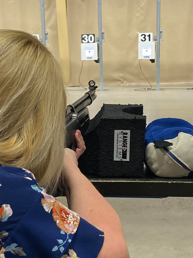 The Gary Anderson CMP Competition Center is equipped with 80 points of electronic targets.
