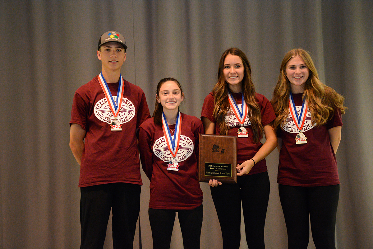 Earning the air rifle High Club title was Texas Hill Country Shooters.
