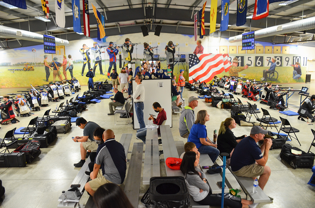The 2022 National Three-Position Championships were held within the Gary Anderson CMP Competition Center air gun range.