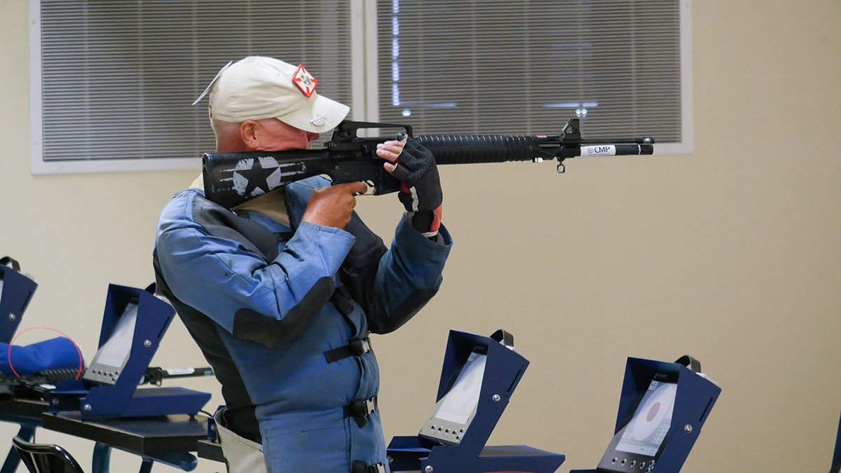 The AiR-15 Challenge is a standing event that features air guns resembling AR-15 rifles.