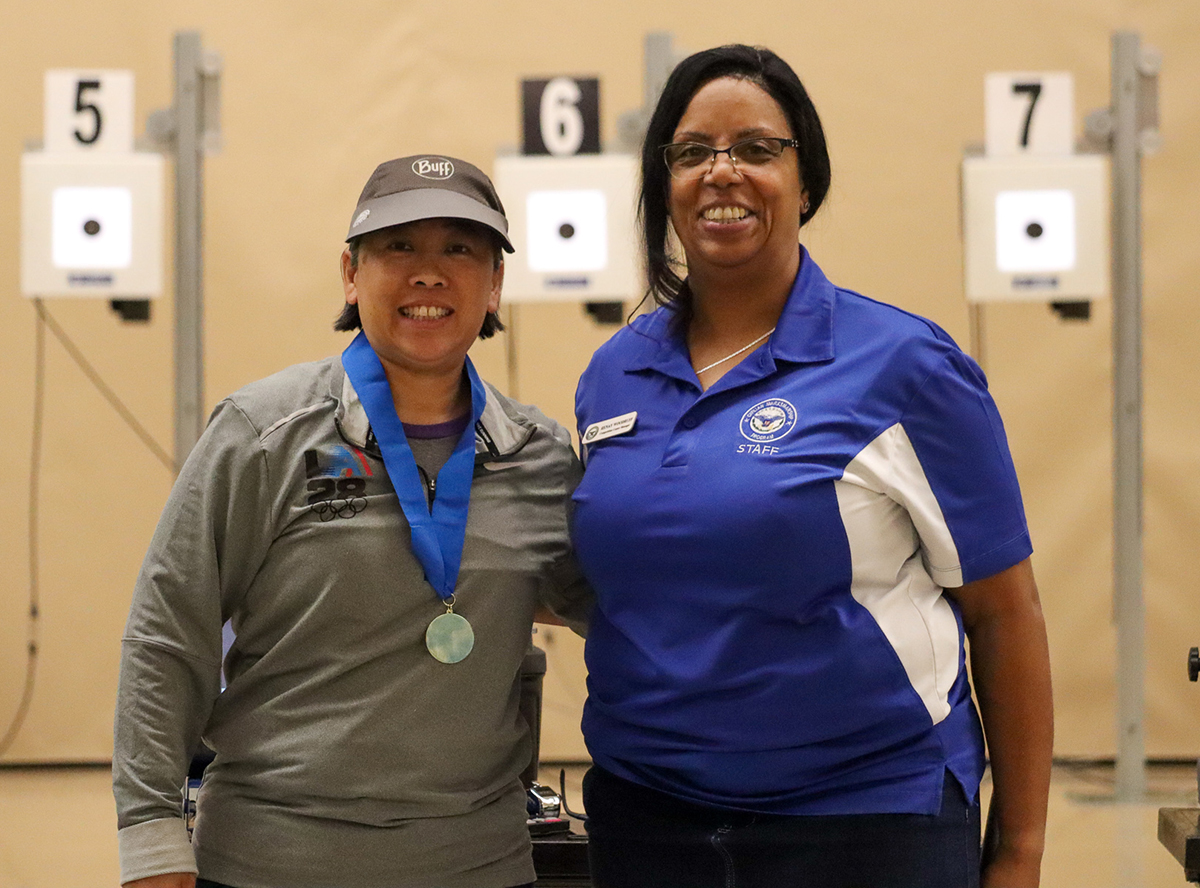SSG Sandra Uptagrafft was the overall athlete in the ISSF Pistol match in Anniston.