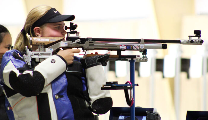 Katrina Demerle led the 3x20 Precision and 60 Shot Rifle categories.