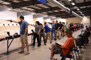 The Camp Perry Open includes air rifle and air pistol events within the CMP’s electronic air range.