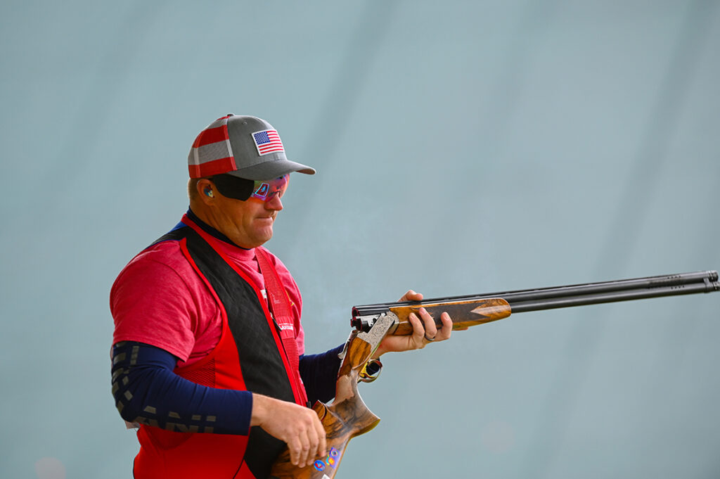 Derrick Mein’s gold medal victory in the 2022 World Shotgun Championship in Osijek CRO made him the first USA athlete to win a World Trap Championship in 56 years. The last USA gold medal was won by Ken Jones in 1966.