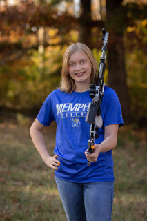 Kenlee looks forward to her new adventure on the Memphis rifle team.