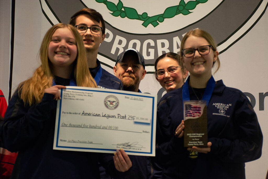 American Legion Post 295 from Ohio led the precision team match by nearly 30 points.