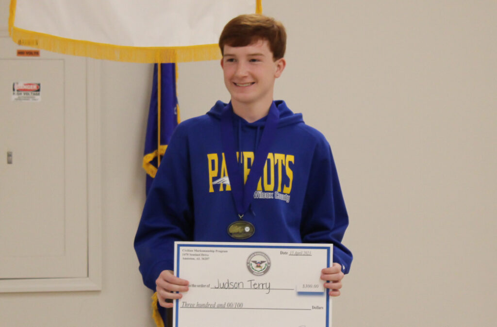 Judson Terry earned third overall in the sporter competition.