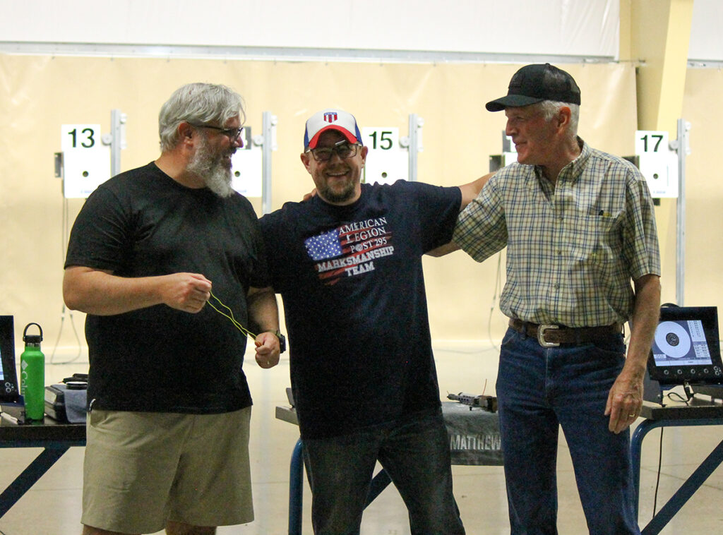 Team Old Guys claimed third place in the Air Pistol Team Elimination Match.