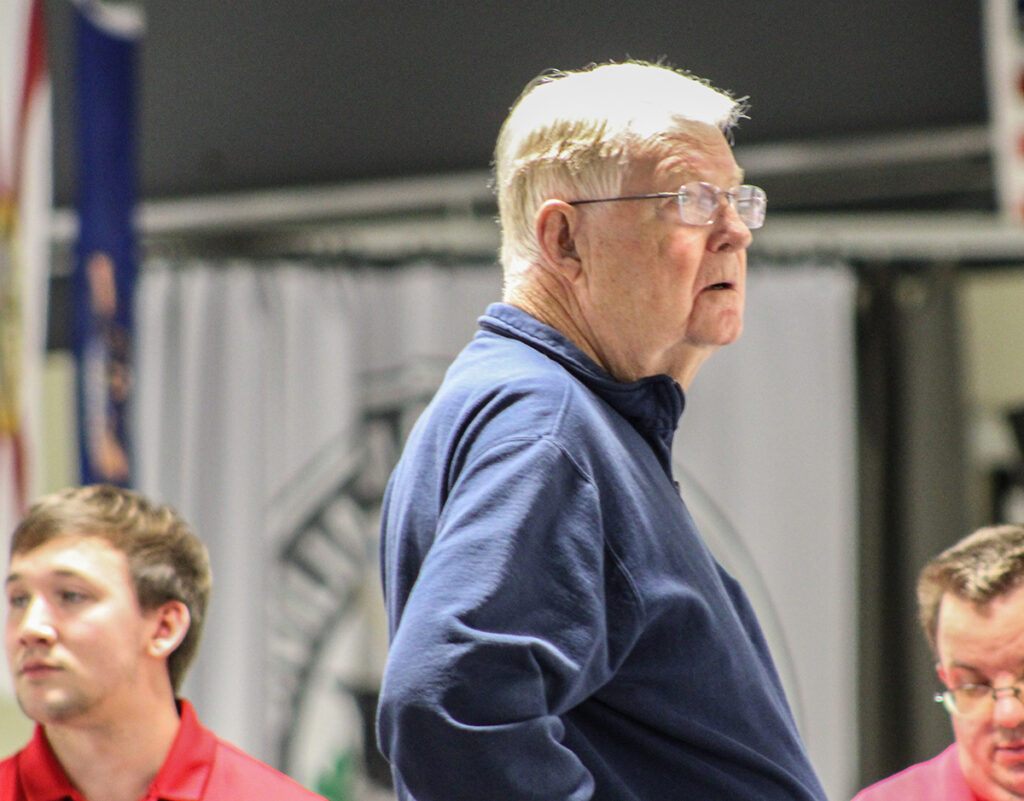 Gary Anderson, the match's namesake, was in attendance at the Camp Perry location.