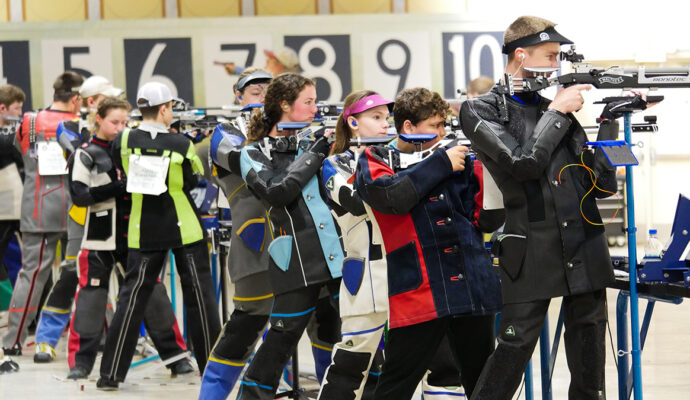 The CMP’s air gun competitions are held upon indoor electronic targets.