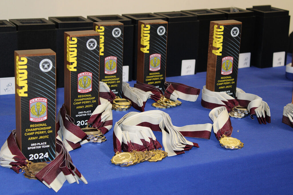 Separate awards were presented to teams and individuals for each service branch.