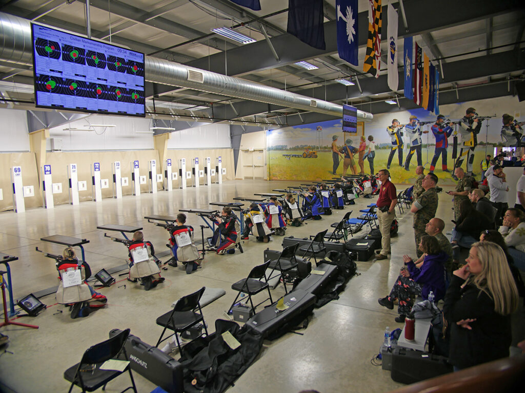 The JROTC Nationals was held at the Gary Anderson CMP Competition Center at Camp Perry.