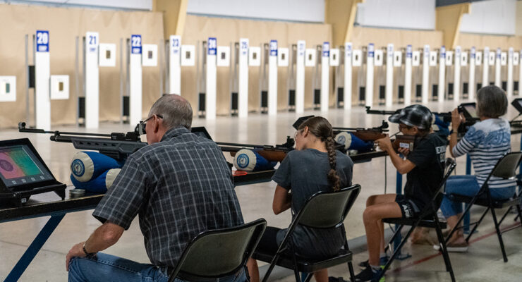 The National Air Gun Matches featured a series of “bench” supported competitions, suited for participants of any skill level.